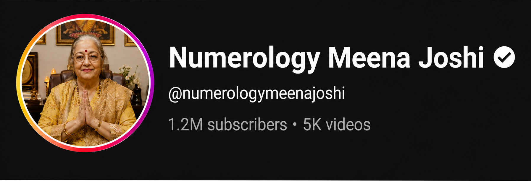 Numerology Meena Joshi YouTube